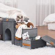Foldable Pet Stairs for Dogs and Cats