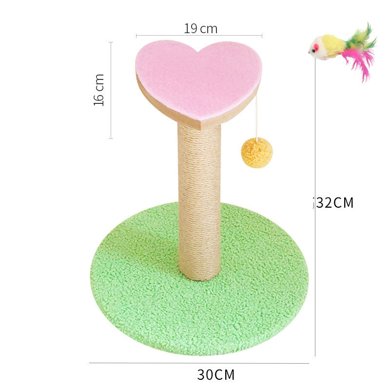 Interactive Cat Claw Grinding and Teaser Toy