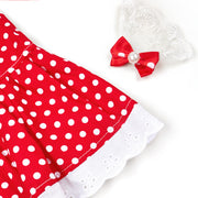 Classic Polka Dot Dress for Cats and Dogs