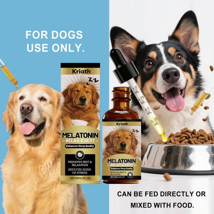 Advanced Melatonin Sleep Support Drops for Dogs