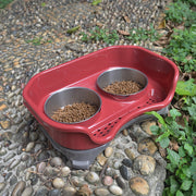 Bowl double basin splash-proof for Cats or Dogs