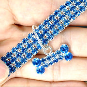 Rhinestone Bling Dog Collar for Small Breeds