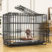 Portable Folding Dog Crate for Home and Travel
