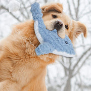 Plush Animal-Shaped Dog Toy Set