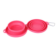 Foldable Rubber Travel Pet Feeding Bowl