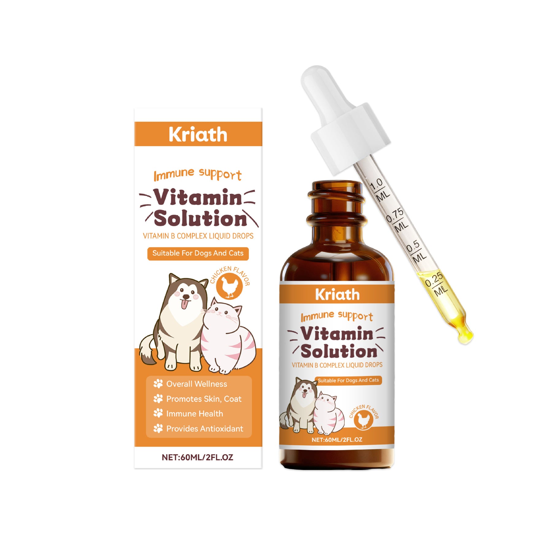 Vitamin B Complex Liquid Drops for Pets