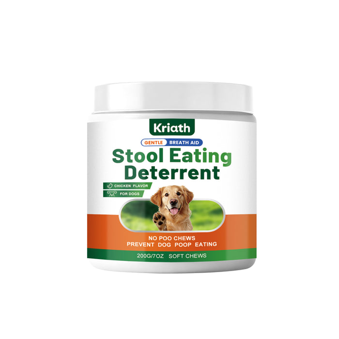 Dog Chewable Tablet to Discourage Stool Eating