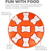 Interactive Dog Puzzle Toy with Treat Compartments