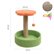 Interactive Cat Claw Grinding and Teaser Toy