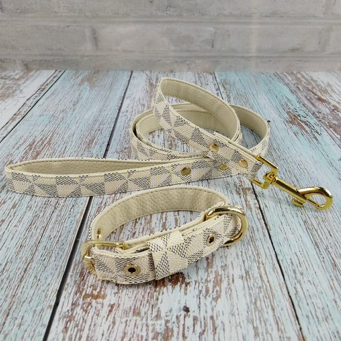 Classic Pet Collar with Leash Set