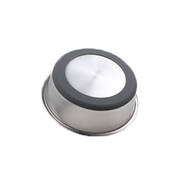 Silicone and Stainless Steel Pet Food Bowl