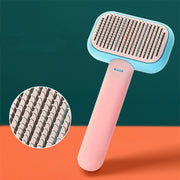 Dual-Function Pet Massage Comb and Grooming Brush