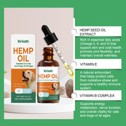 Hemp Seed Oil Vitality Drops for Cats and Dogs