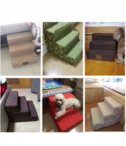 Dog Climbing Stairs for Bed and Couch Access