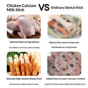 Chicken-Flavored Calcium Milk Stick Dog Treats