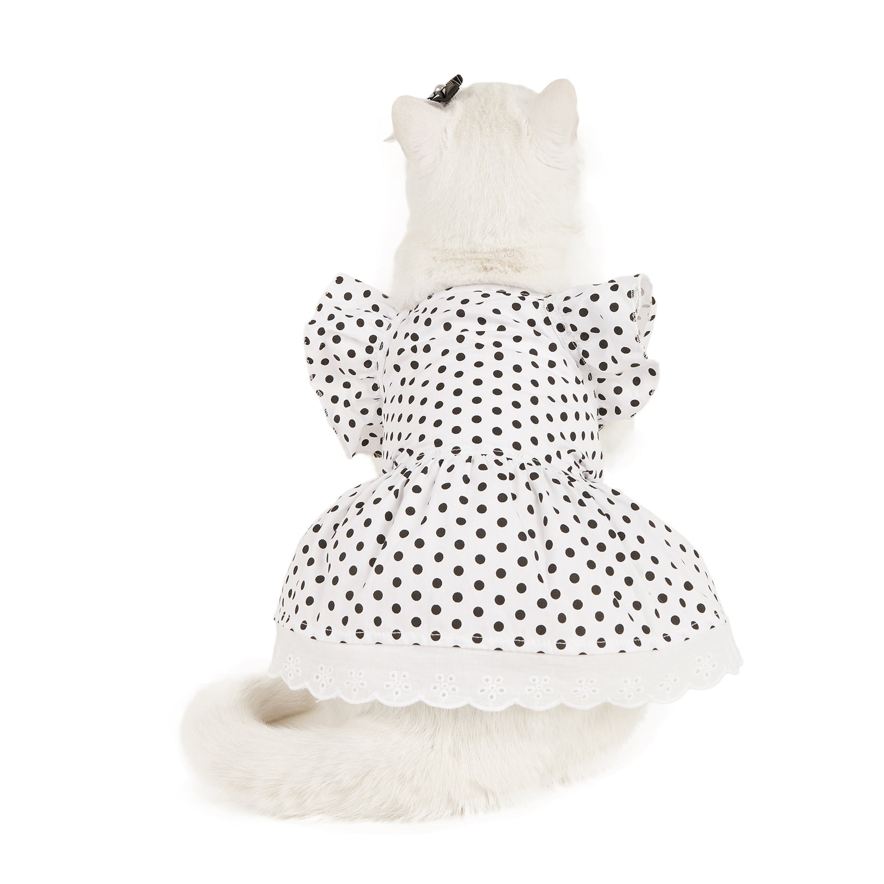 Classic Polka Dot Dress for Cats and Dogs